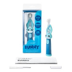 Vitammy Bunny Blue sonična četkica za zube za djecu 0-3 godine plave boje