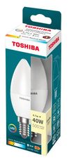 TOSHIBA Essential C37 LED žarulja 500lm 4.7W 4000K E14