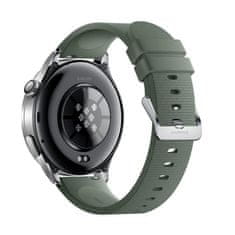 Xiaomi Watch 5 srebrni pametni sat sa zelenim remenom