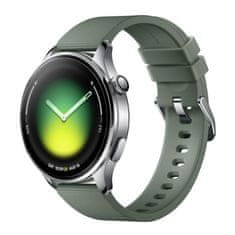 Xiaomi Watch 5 srebrni pametni sat sa zelenim remenom