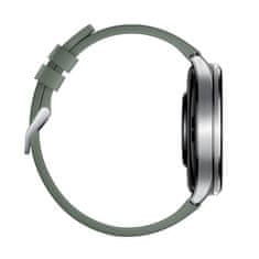 Xiaomi Watch 5 srebrni pametni sat sa zelenim remenom