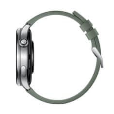 Xiaomi Watch 5 srebrni pametni sat sa zelenim remenom