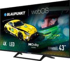 Blaupunkt 43ULW6000S 43" 4K webOS HDR10 LED TV crni