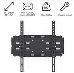 Hama nosač za LCD/LED TV VESA 600x400, FullMotion škaraste ruke (84")