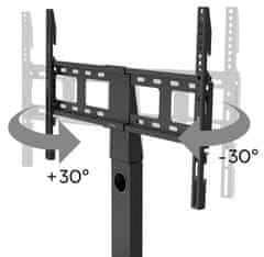Hama 220867 TV stalak, okretni, podesiv po visini do 65" crni