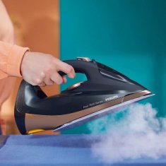 Philips DST7510/80 Azur Series 7500 3000 W Parno glačalo Keramička ploča za glačanje Tamnoplava i crna