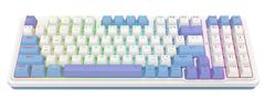 Redragon K664WBP-RGB-PRO Gloria Pro tipkovnica bijela-ljubičasta-plava