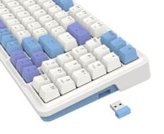 Redragon K664WBP-RGB-PRO Gloria Pro tipkovnica bijela-ljubičasta-plava