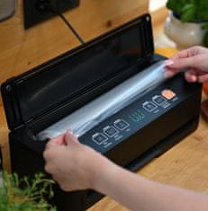 Black Matt kompaktni vakuumski aparat za zatvaranje, crni