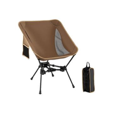 Northix Ultralagana sklopiva kamperska stolica 150 kg aluminij