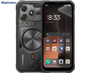 Blackview FORT 100 pametni telefon, 8/128 GB, 4G, Android, crni