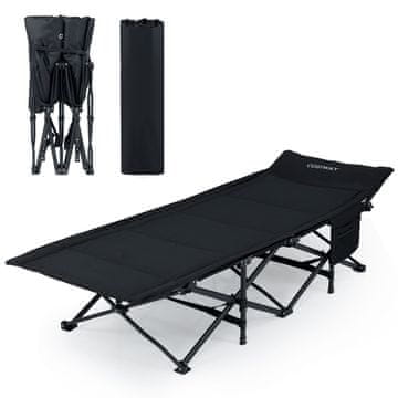 Northix Sklopivi kamperski krevet 189x69x48 cm 10-točkovni sustav