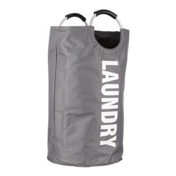 Autronic Platnena košara za rublje tamnosiva DD3131, set 2 kom