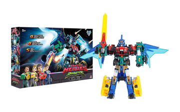 Alpha Group Quantum Heroes Dinoster Metatron robotski set, 4u1