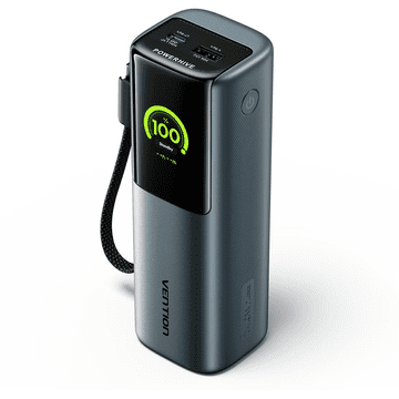 Vention Power bank 20000mAh Power Bank 165W, siva