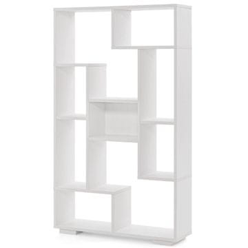Northix Moderna polica za knjige s 11 otvorenih polica 120 cm