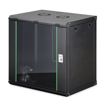 Digitus zidni ormar 12U 638 600x450 crni sastavljen DN-19 12-U-EC-SW