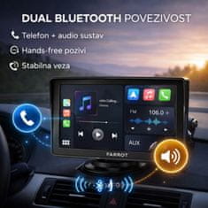 X5300 auto zaslon 7” CarPlay Android Auto | kamera | Dual Bluetooth | WiFi GPS | za automobil