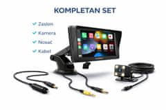 X5300 auto zaslon 7” CarPlay Android Auto | kamera | Dual Bluetooth | WiFi GPS | za automobil