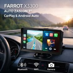 X5300 auto zaslon 7” CarPlay Android Auto | kamera | Dual Bluetooth | WiFi GPS | za automobil