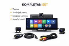 Farrot 10.26" Auto Zaslon CarPlay Android Auto + Prednja i Stražnja Kamera | GPS | WiFi | Bluetooth