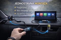 Farrot 10.26" Auto Zaslon CarPlay Android Auto + Prednja i Stražnja Kamera | GPS | WiFi | Bluetooth