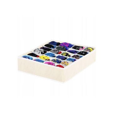 Springos Springos organizator za ladicu 24 pretinca 33x33x10 cm bež HA3013