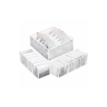 Springos Set organizatora za ladice 3 kom, bijeli najlon SPRINGOS HA3114