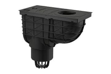 Enpro Sifon za krovni odvod Roof drain trap straight DN O 110 mm, black