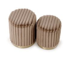 Halmar Set stolica FIDO stool set, cappuccino gold (1p=1set)