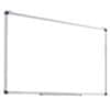 Northix Magnetna bijela ploča 70x50 cm zidna aluminijski okvir