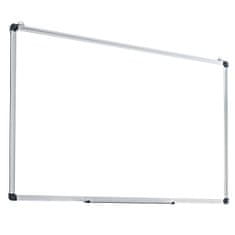 Northix Magnetna bijela ploča 70x50 cm zidna aluminijski okvir