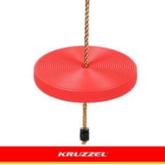 Kruzzel Dječja okrugla ljuljačka s podesivim užetom
