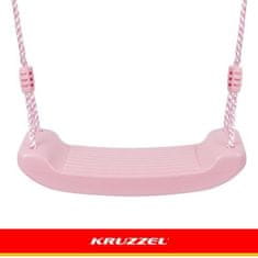 Kruzzel Dječja plastična vrtna ljuljačka - ružičasta