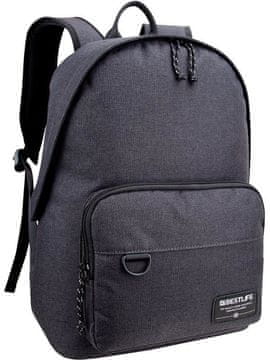 BESTLIFE Devon Urban (BB-3528) školski ruksak s podstavljenim pretincem za laptop do 15,6” sive boje