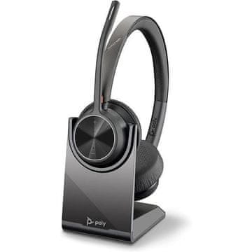 Poly Plantronics Voyager 4320 USB-C Bluetooth bežične slušalice + BT700 adapter + punjač 77Z31AA (218479-01)