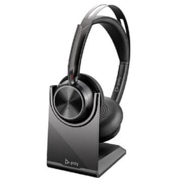 Poly Plantronics Voyager Focus 2 UC Bluetooth slušalice + postolje za punjenje + adapter 9T9J5AA