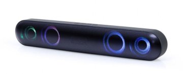 Gembird SPKBT-BAR400L LED prijenosni Bluetooth Soundbar crni, zvučnik