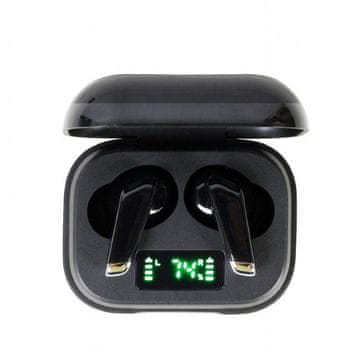 Gembird FITEAR-X300B BT TWS slušalice u ušima, crne, s mikrofonom za mobilne uređaje.