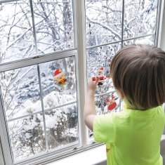 Family Božićne naljepnice od pjene - 60 komada u pakiranju