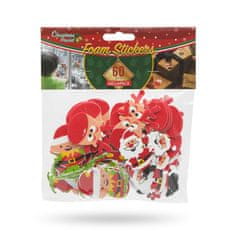 Family Božićne naljepnice od pjene - 60 komada u pakiranju