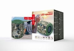 Gembird SPK-BT-LED-03-CM RGB Bluetooth prijenosni zvučnik u kamuflažnoj boji