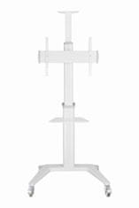 Gembird TVS-70T-02-W aluminijski podni TV stalak s kotačima 37"-70" bijeli