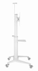 Gembird TVS-70T-02-W aluminijski podni TV stalak s kotačima 37"-70" bijeli