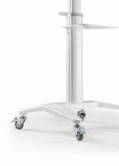 Gembird TVS-70T-02-W aluminijski podni TV stalak s kotačima 37"-70" bijeli
