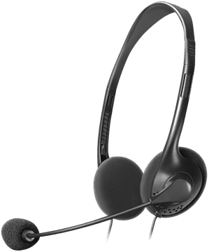 Defender Aura HN-102 (63102) slušalice za pozivni centar s 2x 3,5 mm priključkom