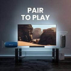 HiFuture GRAVITY prijenosni zvučnik 45 W 8 sati IPX7 vodootporan, RGB osvjetljenje, Bluetooth 5.3 TWS crni