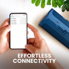 HiFuture RIPPLE prijenosni Bluetooth zvučnik 30 W 12 sati vodootpornosti IPX7, TWS, BT 5.3 CRVENI