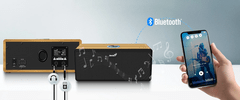 Genius SP-HF505BT (31730056401) Bluetooth zvučnik od drveta