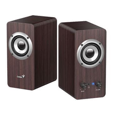 Genius SP-HF400 2.0 10W 3.5mm računalni zvučnici (31730058404) tamno drvo